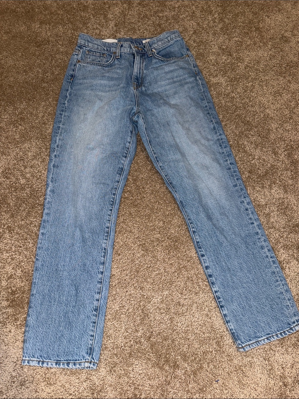 BLDWN Women’s Vintage Straight Light Blue Jeans - size 26